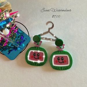 More melon🍉earrings
